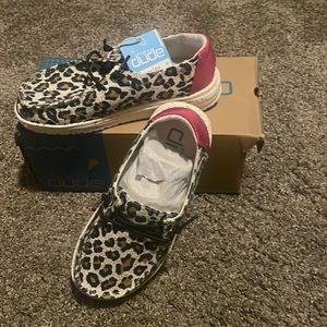Hey Dude Leopard shoes- little girls